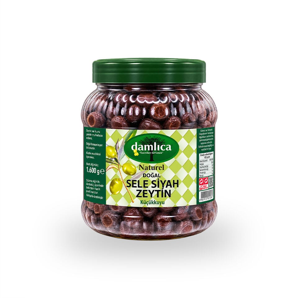 2 Lik Siyah Sele Zeytin (YENİ MAHSUL HAFİF ACI)