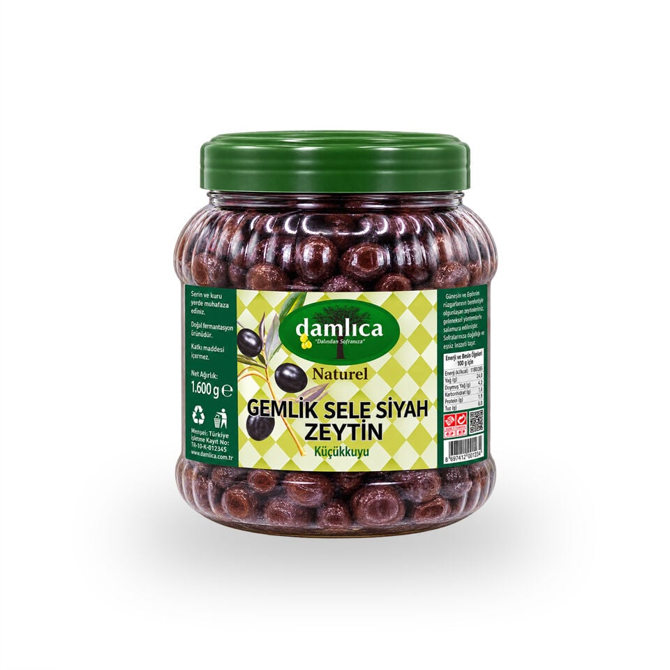 2 Lik Gemlik Tipi Siyah Sele Zeytin