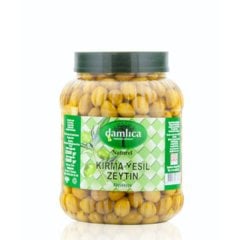 2 Lik Kırma Yeşil Zeytin (YENİ MAHSUL HAFİF ACI)