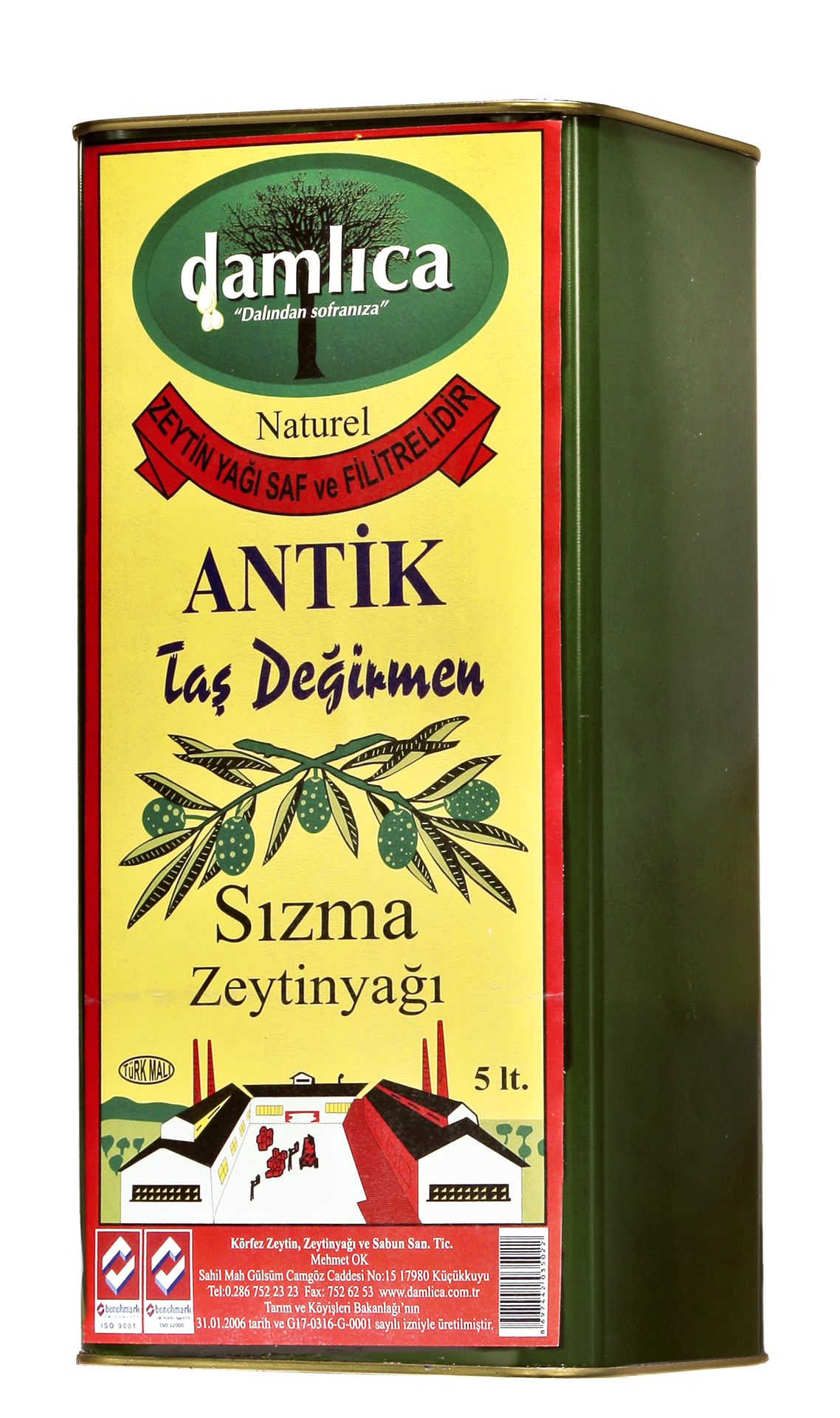 5LT ANTİK TAŞ DEĞİRMEN YENİ MAHSUL (FİLTRESİZ)