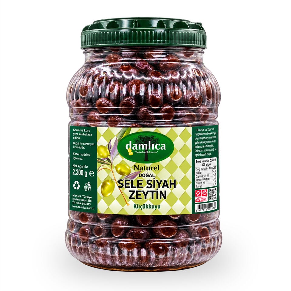 3LÜK PET SELE SİYAH ZEYTİN (YENİ MAHSUL HAFİF ACI)